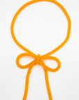 Handcrafted Bow Necklace Sunshine
