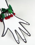 Cherry Season Deluxe Crocheted Bracelet