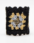"Granny Square" Crocheted Cuff Carole