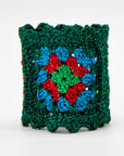 "Granny Square" Crocheted Cuff Joni